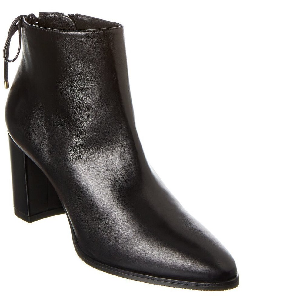 Stuart Weitzman Gardiner Leather Bootie